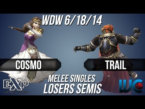 WDW 6/18/14 - Trail (Ganon) vs. Cosmo (Zelda/Sheik/Link) Melee Singles Losers Semis