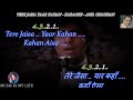 Tere Jaisa Yaar Kahan Karaoke With Scrolling Lyrics Eng हिंदी