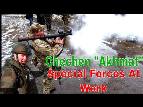Ukraine War: Chechens Fighting For Russia "Frontline Battle" Training. "Akhmat" Special Forces