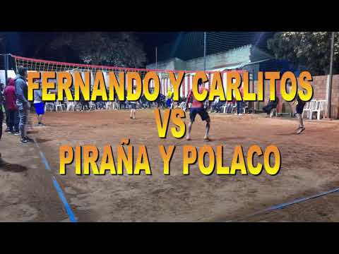Fernando y Carlitos Vs Piraña y Polaco. Lindo juego. FUTVOLEY. FOOTVOLLEY. FUTEVOLEI.