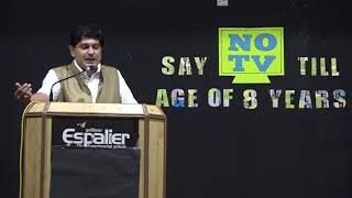 'How TV affects your child' seminar by Sachin Usha Vilas Joshi at Espalier school. video