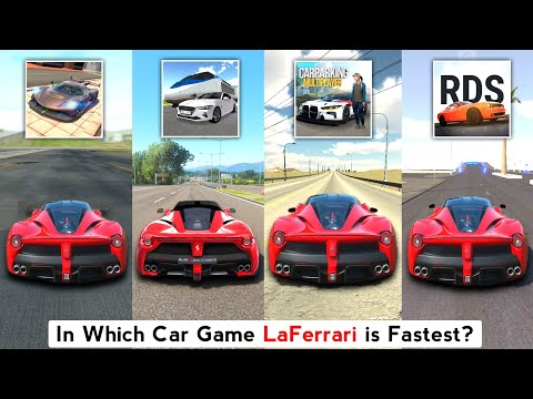 LaFerrari Top Speed in Extreme Car, 3D Driving Class, Real Driving School, Car Parking Multiplayer