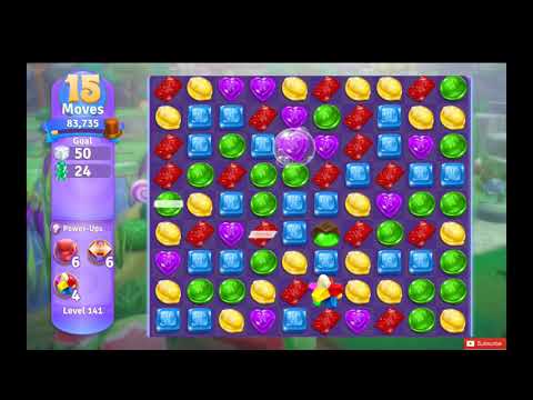 Wonka's World of Candy Level 141 NO BOOSTERS - A S GAMING