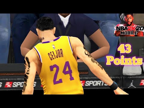 NBA2k20 Mobile - My Career #24 | 3rd Season - 43 Points