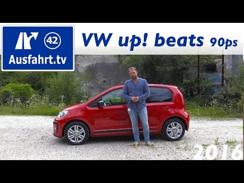 2016 Volkswagen VW up! beats 90PS - Fahrbericht der Probefahrt, Test, Review