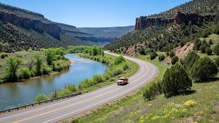 Scenic Drive Along the Dolores River on Colorado Highway 145