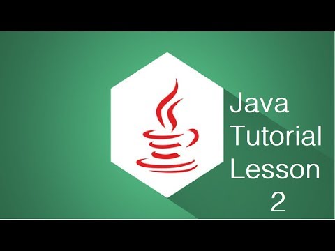 Java Lesson 2 Variables And Data Types