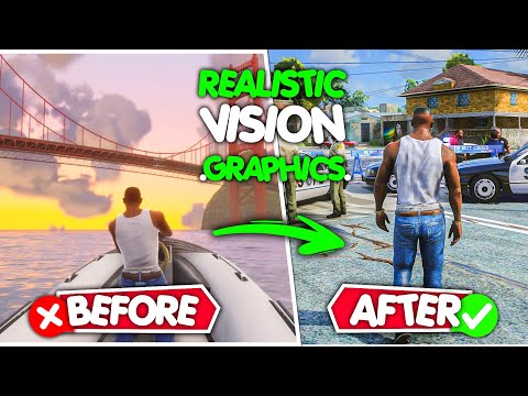 🔥How To Remaster GTA San Andreas - 2022 ✅| Realistic Graphics Mod [ Best For Low End PC!! ]