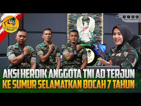 Indonesian Army Officer's Heroic Action of Jumping into a Well to Save a 7-Year-Old Boy | Kartika...