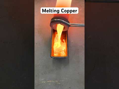 I Messed Up Melting My Copper #shorts