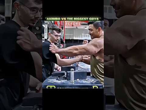 "Unbelievable Comeback 🔥– Akimbo69 Finally Beats Schoolboy!" | Insane Arm Wrestling Battle! #shorts