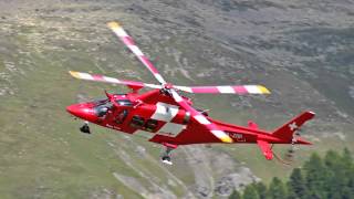 preview picture of video 'REGA Agusta A109 SP DaVinci Start in Samedan'