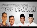 Prabowo Hatta dan Jokowi JK Nyanyi Bareng di Debat Capres - TEPUK TANGAN Prabowo Hatta dan Jokowi JK Nyanyi Bareng di Debat Capres - TEPUK TANGAN
