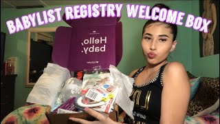 BABYLIST , AMAZON , TARGET , WALMART BABY REGISTRY BOX |PREGNANT AT 15 💞