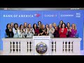 Bank Of America NYSE BAC Accordion Exponent Women Ring The Closing Bell