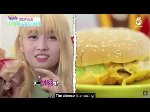 [ENG SUB] 5DUCKS The Ranking Is Up To Me! TWICE Chooses The Best 5 Hamburgers.