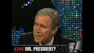 'George W. Bush' interview