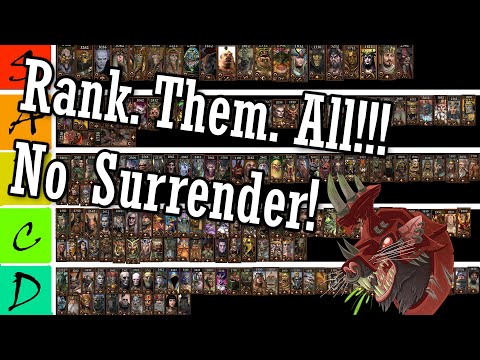 Every Lord RANKED, Epic Tierlist over 3 Hours! Total War Warhammer 3