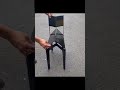 Portable smart chair 🙂 folding chair metal frame #shorts