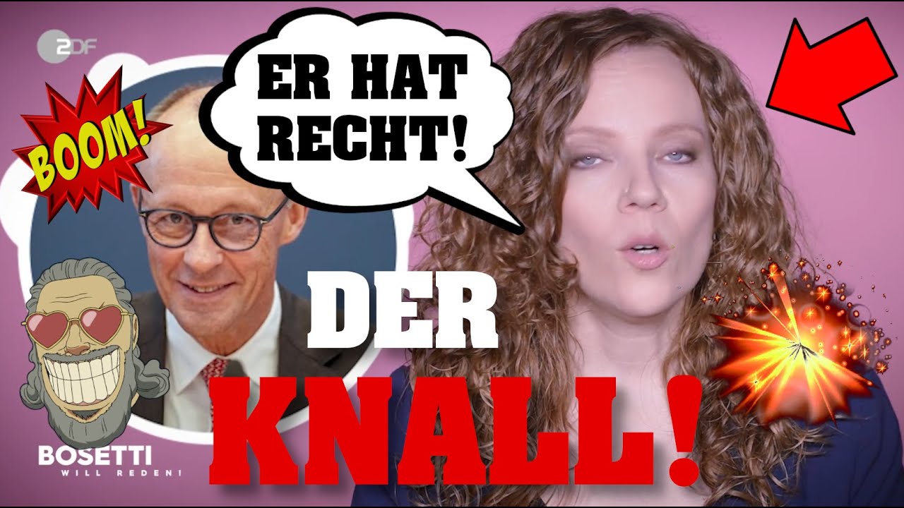 RIESEN-Eklat! Linke ÖRR-Komikerin stimmt Merz ZU! 💥⚡️ | Bosetti will reden! #PolitSatire