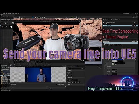 How to send live camera footage into Unreal Engine: Using Composure in UE5