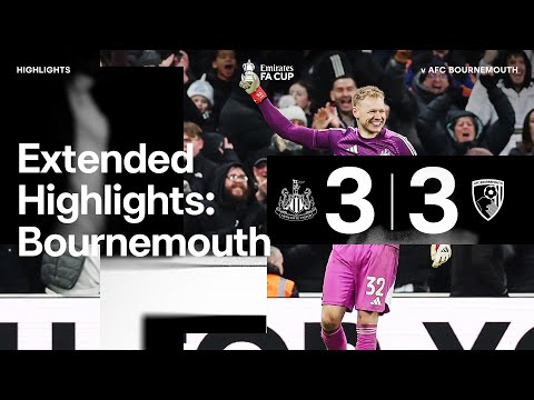 PENALTY SHOOTOUT WIN! 🙌 Newcastle United 3 AFC Bournemouth 3 | Emirates FA Cup Highlights