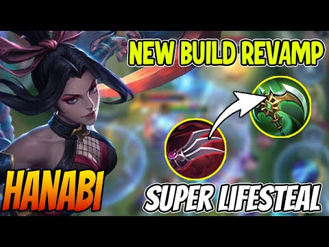 HANABI NEW BUILD INSANE DAMAGE - Hanabi Best Build 2022 - Hanabi Revamp Build 2022 ~ MLBB