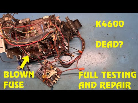 19" K4600 Arcade Monitor Repair - DEAD - Light Bulb Test, Full Rebuild, And Overview