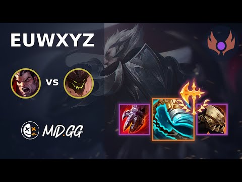 MID.GG: [ EUWXYZ ] Darius TOP vs Malphite | EUW MASTER | LOL Season 2025