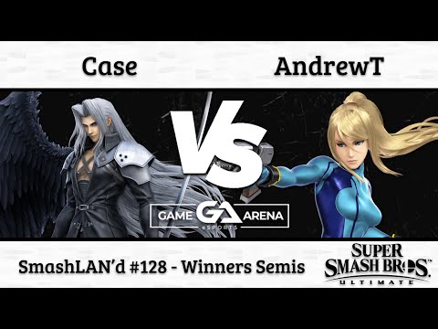 SmashLAN'd 128: AndrewT (ZSS) vs. Case (Sephiroth) - Winners Semis