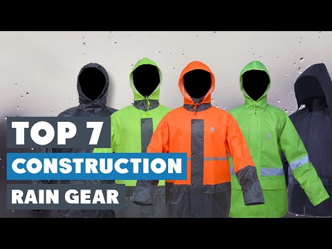 Protective Essentials: 7 Best Construction Rain Gear Options