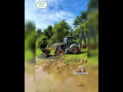 Excavator In dangerous slope with Full Load | How To Drive