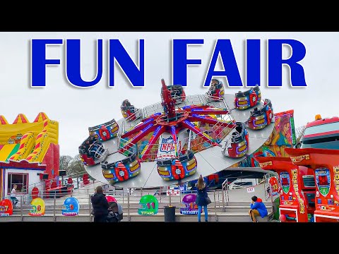 My First Funfair in the UK: Southampton Common Funfair Vlog
