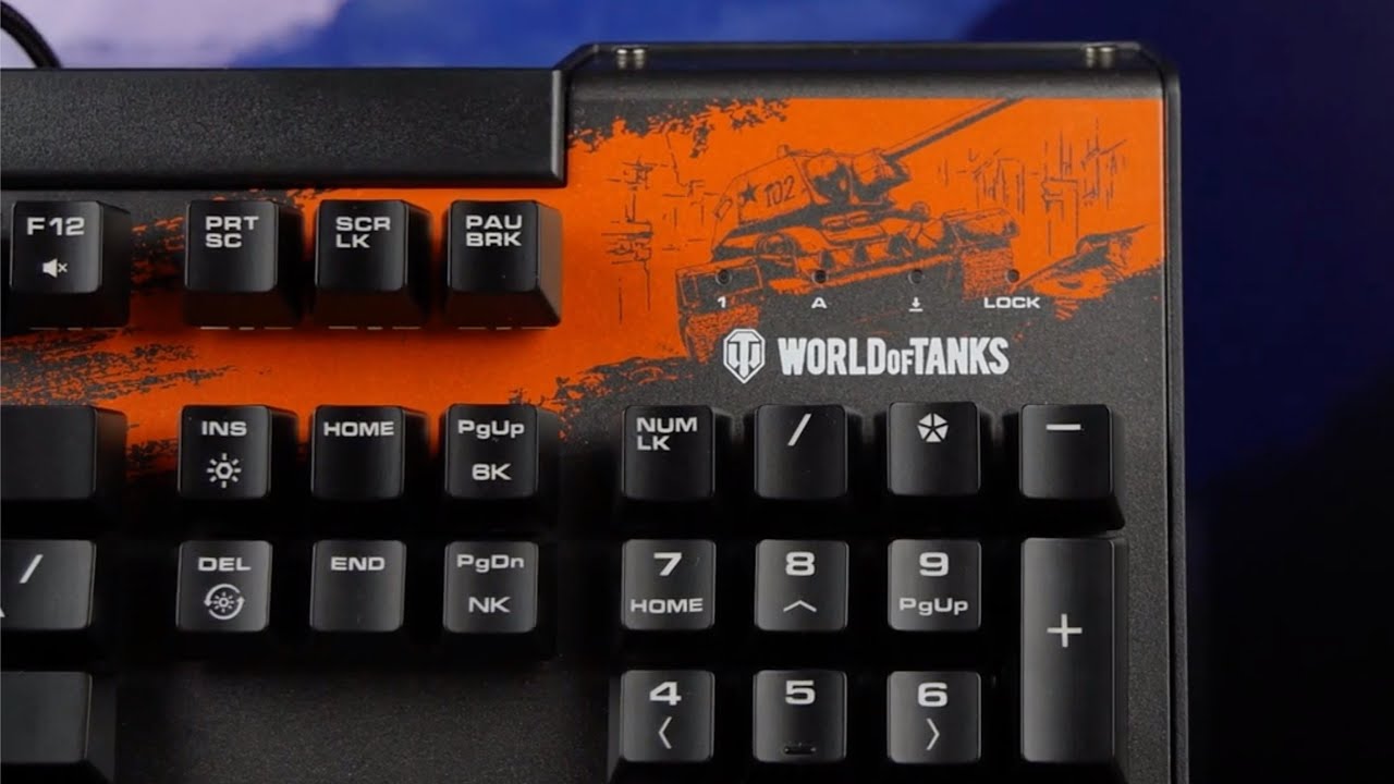 Игровая клавиатура Cougar Ultimus RGB World of Tanks video preview