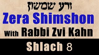 זרא שימשון שלח #8 5782 - רבי צבי חאן
