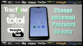 How to reset voicemail password/PIN so easy (without calling) for all Tracfone Brands