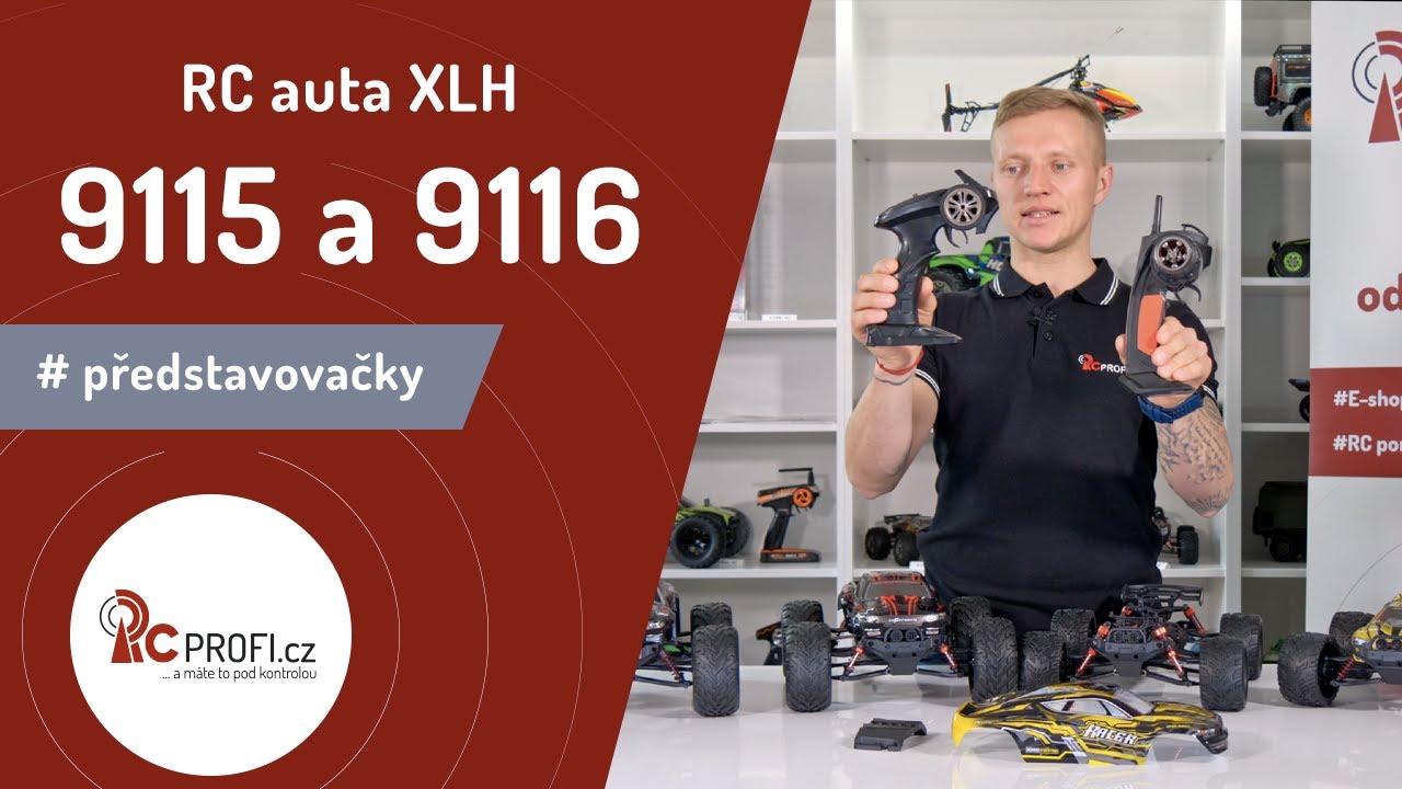 RC auto X9116 Challenger truggy inovovaná verze, červená