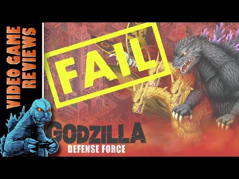 Godzilla Defense Force (Mobile App) - MIB Video Game Reviews Ep 21