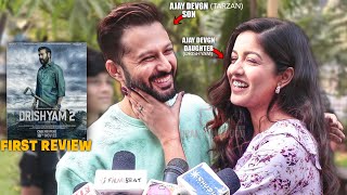 Drishyam 2 - FIRST REVIEW by Vatsal Seth and his wife Ishita Dutta Cutest Reaction 😍