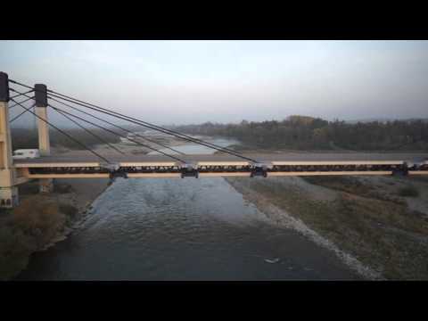 Most św. Kingi w Starym Sączu - RAVAU Widziane z nieba