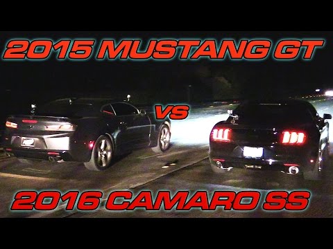 '16 Camaro SS vs '15 Mustang GT
