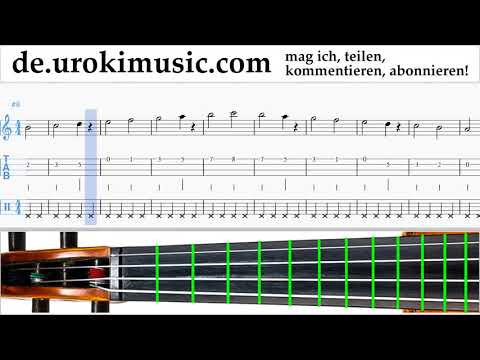 Geige Lernen Luis Fonsi, Demi Lovato - Échame La Culpa Violine Lernen Tabulatur Teil#1 Übungen um