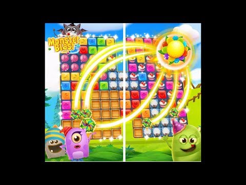 Monster Cube Blast - JUST GAMEPLAY! (mobile match 3 game)
