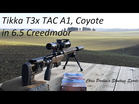 Tikka T3X TAC A1, 6.5 Creedmoor, Análisis, NUEVO color Coyote