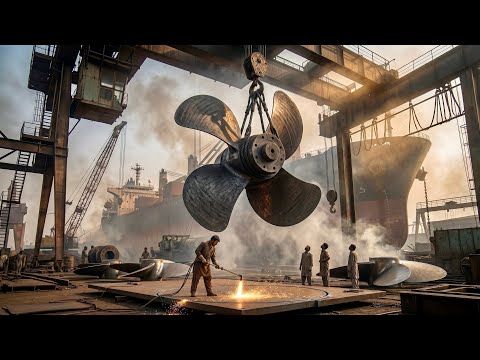 Making a Massive Sand Washing Machine in a Local Factory – Insane Manufacturing Process