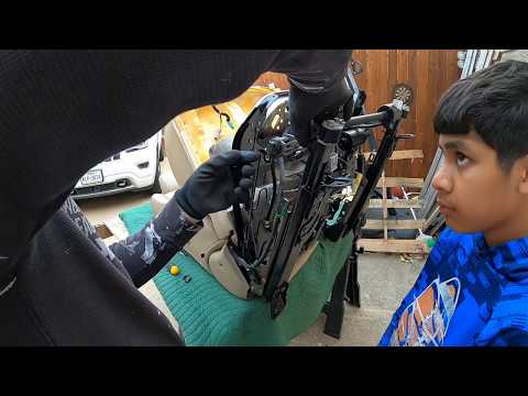 2003-2007 Honda Accord - Fix power seat sliding rail motor connector shaft