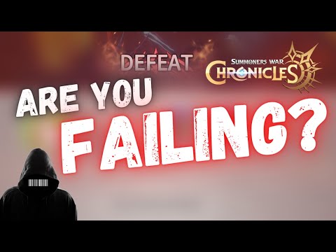 HUGE POWER LEVEL TIP! WHAT to do if you are FAILING! PROGRESSION Guide - Summoners War Chronicles
