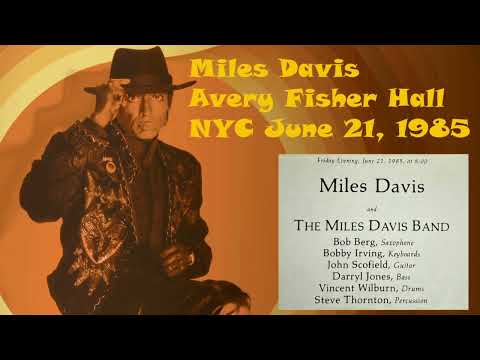Miles Davis Band, Avery Fisher Hall June 21, 1985 w/ John Scofield