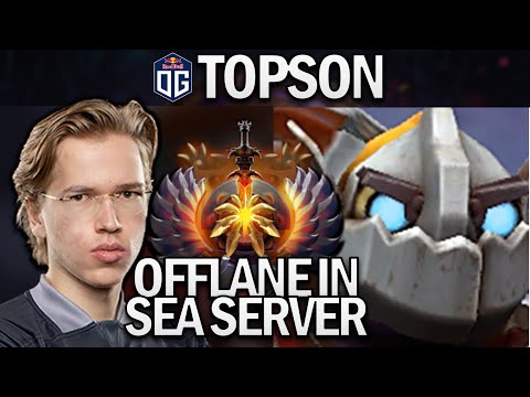 OG.TOPSON CLOCKWERK - OFFLANE IN SEA SERVER - DOTA 2 7.25 GAMEPLAY
