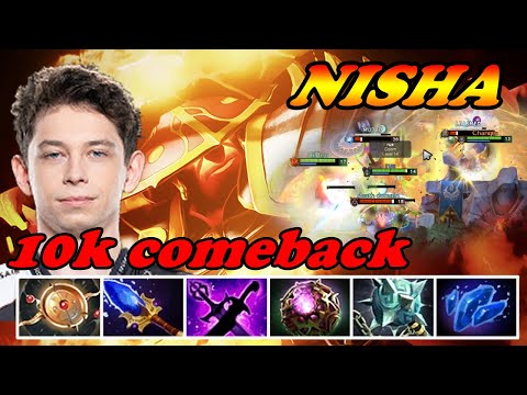 Nisha Ember spirit insane Remnants plays spell build | Giveaway | Dota 2 Pro Gameplay